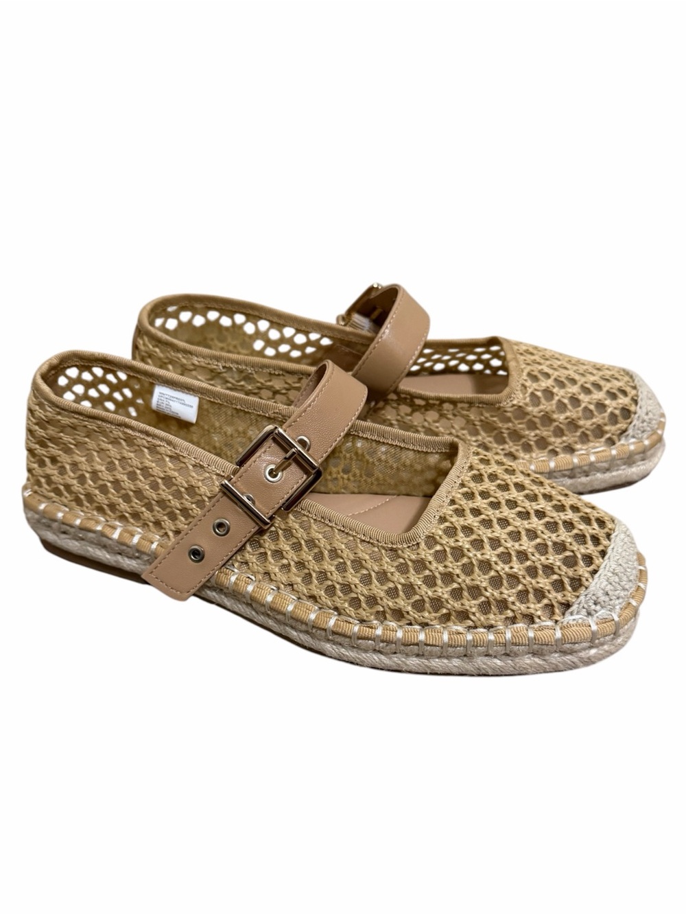 TIME AND TRU Espadrille Mary Jane Flats Size 7.5